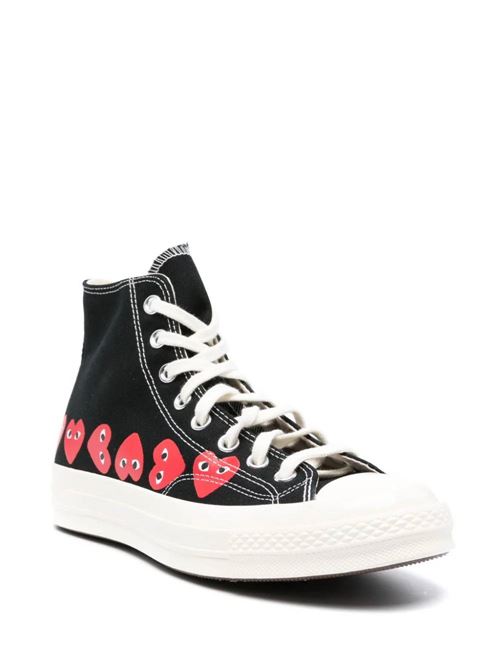 Sneakers con stampa a cuore Comme des Garcons Play | P1K1271